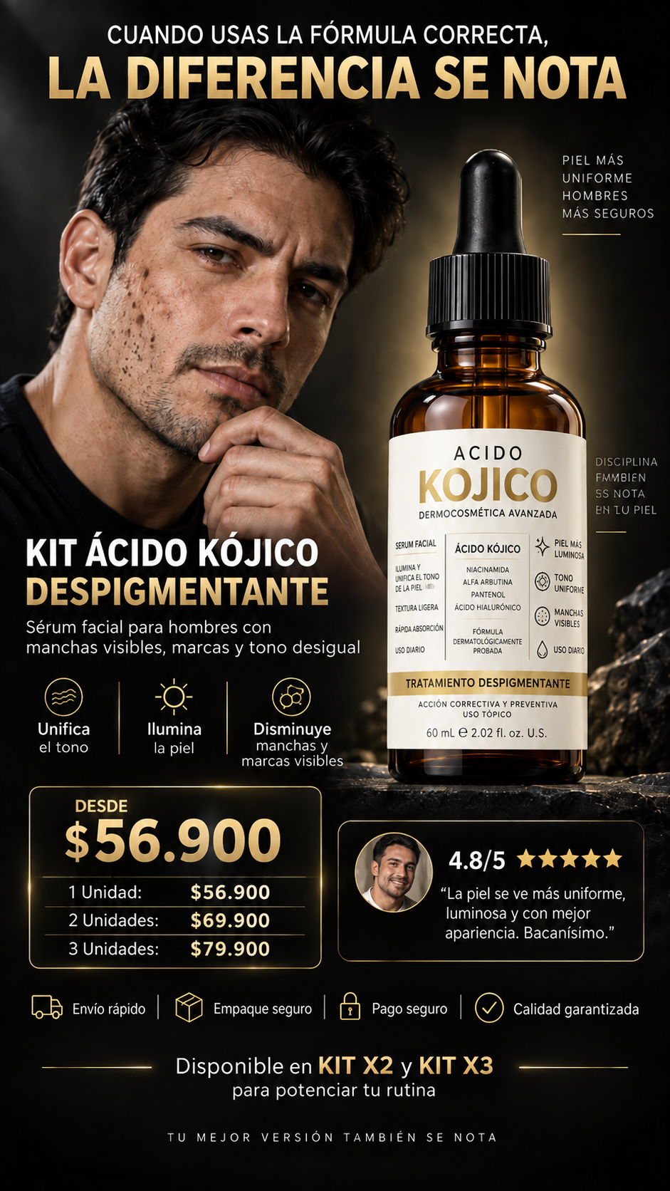 Sérum - Elimina Manchas, Marcas y Cicatrices